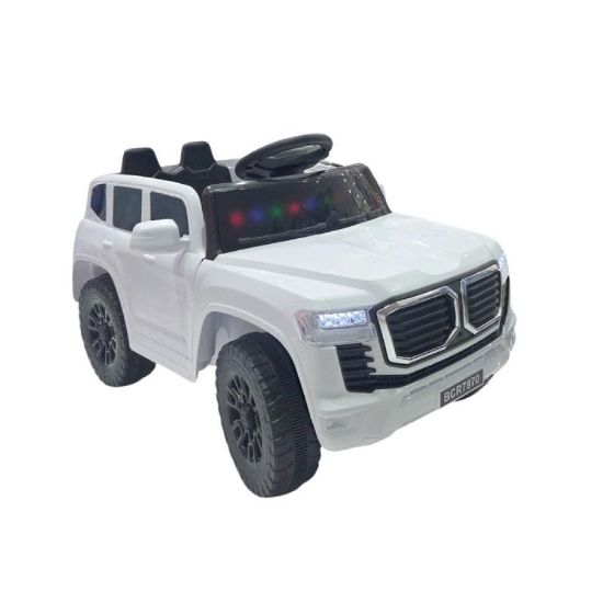 صورة سيارة أطفال كهربائية بتصميم أنيق وحجم مناسب